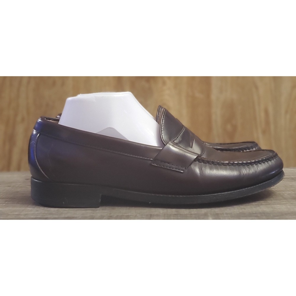 SAS Penny 40 Cordovan Slip On Loafers Mens Size‎ 9.5 Burgundy